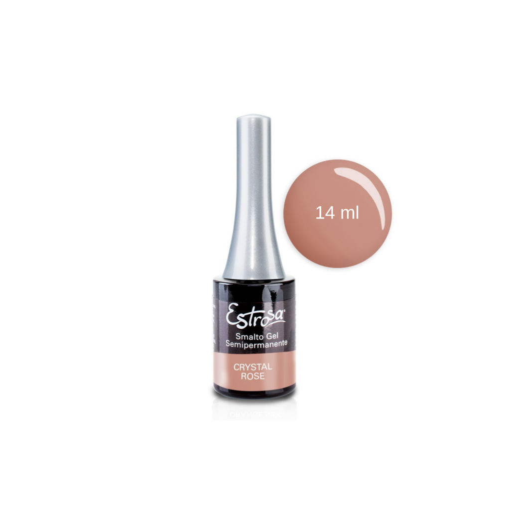 Smalto gel semipermanente Estrosa crystal rose effetto vetro